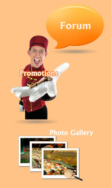 Promotions, Forum, Photo Gallery
